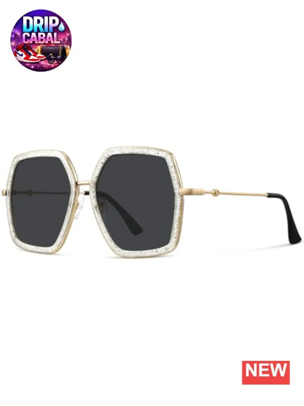 Oversized Fashion Sunglasses for Women UV400 Protection Retro Shield